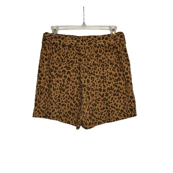 A new day animal print belted shorts size Medium - Picture 2 of 12